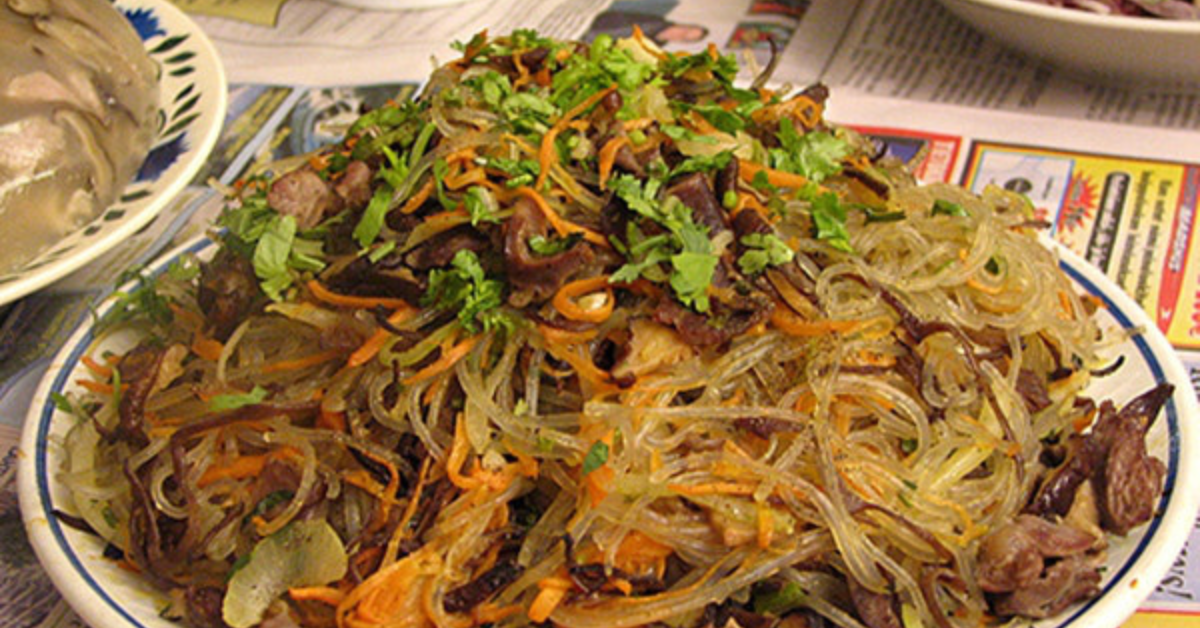 Bún xào ngán